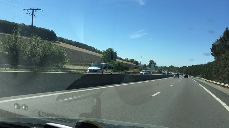Rust op de Autoroute naar Poitiers